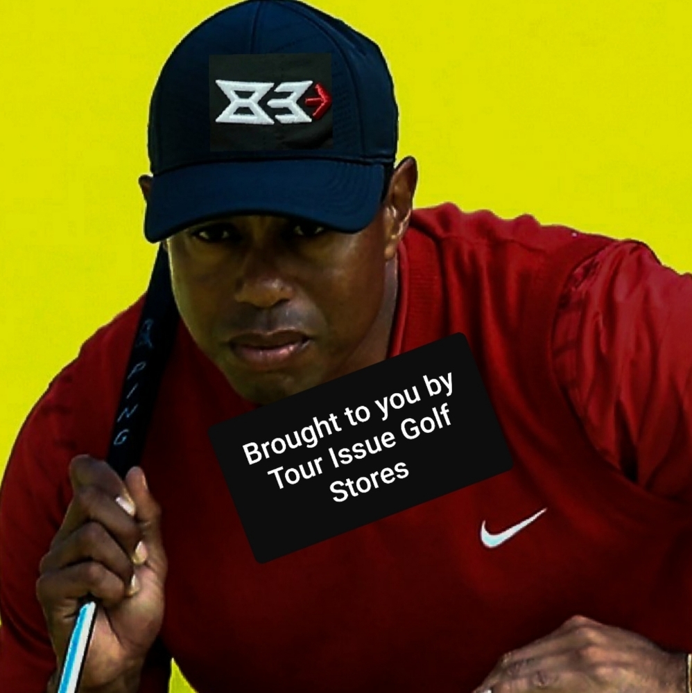 Nike Tiger Woods Golf Hat 83 Black TW Rare